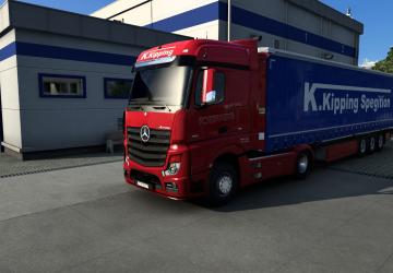 K.Kipping Spedition Combo Skin Pack version 1.0 for Euro Truck Simulator 2 (v1.43.x)