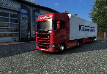 K.Kipping Spedition Combo Skin Pack version 1.0 for Euro Truck Simulator 2 (v1.43.x)