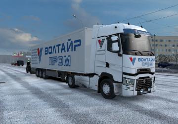Voltaire Combo Skin Pack for Renault Range T v1.0 for Euro Truck Simulator 2 (v1.35.x, 1.36.x)