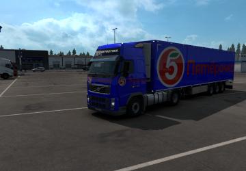 Pyaterochka Combo Skin for Volvo FH16 2009 v4.0 for Euro Truck Simulator 2 (v1.39.x, 1.40.x)