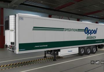 Spedition Oppel Combo Skin version 1.0 for Euro Truck Simulator 2 (v1.42.x)
