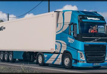 Tammex Grupp Combo Skin for VOLVO FH 2012 v1.0 for Euro Truck Simulator 2 (v1.38.x)