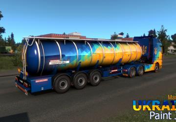 Ukraine SCS Pack Combo Skin version 2.0.1 for Euro Truck Simulator 2 (v1.39.x, 1.40.x)