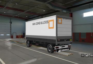 Van Gend & Loos Combo Skin for DAF 95 ATi and Trailer v1.0 for Euro Truck Simulator 2 (v1.37.x, 1.38.x)