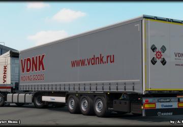 VDNK Combo Skin for DAF XF 105 version 1.0 for Euro Truck Simulator 2 (v1.35.x, 1.36.x)