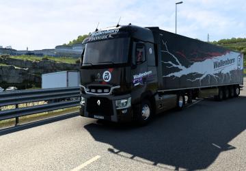 Wallenborn The Black Combo Skin version 1.0 for Euro Truck Simulator 2 (v1.40.x)