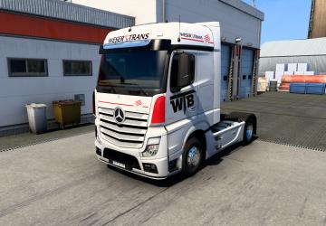 Combo Skin Weser Trans Bremen version 1.0 for Euro Truck Simulator 2 (v1.41.x)