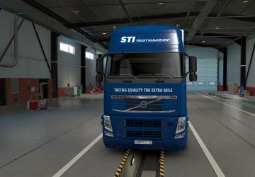 STI Combo Skin for Volvo FH Classic and Krone CoolLiner v1.0 for Euro Truck Simulator 2 (v1.36.x, - 1.39.x)