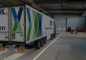 STI Combo Skin for Volvo FH Classic and Krone CoolLiner v1.0 for Euro Truck Simulator 2 (v1.36.x, - 1.39.x)