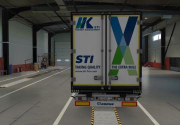STI Combo Skin for Volvo FH Classic and Krone CoolLiner v1.0 for Euro Truck Simulator 2 (v1.36.x, - 1.39.x)