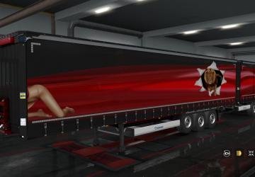 Wild Cat Combo Skin for MAN TGX Euro6 and Krone Trailer v2.0 for Euro Truck Simulator 2 (v1.32.x, - 1.36.x)