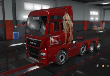 Wild Cat Combo Skin for MAN TGX Euro6 and Krone Trailer v2.0 for Euro Truck Simulator 2 (v1.32.x, - 1.36.x)