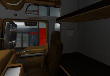 Brown Interior for MAN TGX version 1.0 for Euro Truck Simulator 2 (v1.35.x, 1.36.x)