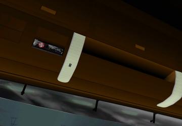 Brown Interior for MAN TGX version 1.0 for Euro Truck Simulator 2 (v1.35.x, 1.36.x)