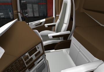 Brown Interior for Volvo FH16 2012 version 1.0 for Euro Truck Simulator 2 (v1.32.x, - 1.37.x)