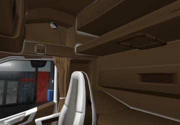 Brown Interior for Volvo FH16 2012 version 1.0 for Euro Truck Simulator 2 (v1.32.x, - 1.37.x)