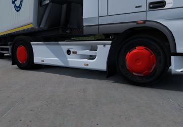 Red Plastic Truck Caps version 1.0 for Euro Truck Simulator 2 (v1.35.x, - 1.37.x)