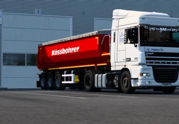 Red Kassbohrer Skin version 1.0 for Euro Truck Simulator 2 (v1.39.x, - 1.41.x)