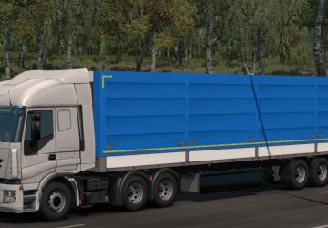 Krone Blue Trailer Ownable version 1.1 for Euro Truck Simulator 2 (v1.35.x)