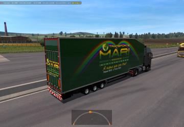 Krone DoubledeckTrailer in traffic version 1.0 for Euro Truck Simulator 2 (v1.35.x, - 1.37.x)