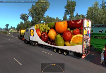 Krone DoubledeckTrailer in traffic version 1.0 for Euro Truck Simulator 2 (v1.35.x, - 1.37.x)