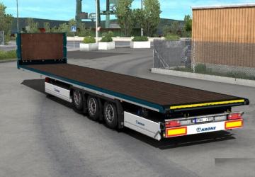 Krone Megaliner HD (Flatbed) version 1.0 for Euro Truck Simulator 2 (v1.39.x)