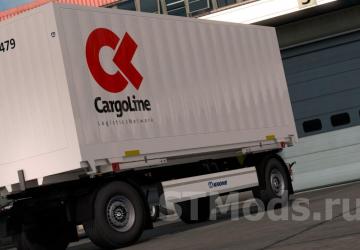 Krone Profi Box Carrier Pack version 1.6.5 for Euro Truck Simulator 2 (v1.54.x)