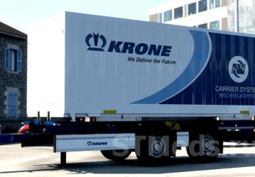 Krone Profi Box Carrier Pack version 1.6.5 for Euro Truck Simulator 2 (v1.54.x)