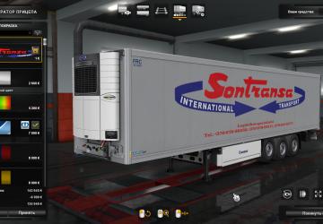 Krone Sontransa for Mercedes MP4 and Krone Cooliner v1.0 for Euro Truck Simulator 2 (v1.35.x, - 1.37.x)