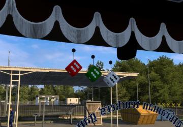 Dice for Windshield version 1.0 for Euro Truck Simulator 2 (v1.54)