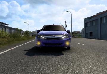 Lada Granta 2190 version 1.0 for Euro Truck Simulator 2 (v1.46.х)