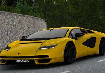 Lamborghini Countach LPI 800-4 2022 version 1.0 for Euro Truck Simulator 2 (v1.47.x)