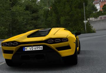 Lamborghini Countach LPI 800-4 2022 version 1.0 for Euro Truck Simulator 2 (v1.47.x)