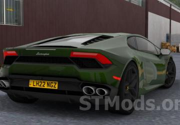 Lamborghini Huracan LP580-2 2017 version 1.8 for Euro Truck Simulator 2 (v1.49.x)