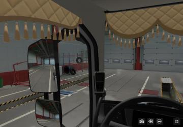 Lambrequins (Curtain) for Volvo FH6 version 1.54x for Euro Truck Simulator 2 (v1.54x)