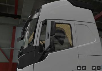 Lambrequins (Curtain) for Volvo FH6 version 1.54x for Euro Truck Simulator 2 (v1.54x)