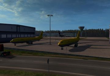 Leipzic/ Halle Airport version 1.0 for Euro Truck Simulator 2 (v1.36.x)
