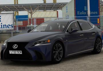 Lexus LS 500 F-Sport 2018 version 1.0 for Euro Truck Simulator 2 (v1.47.x)