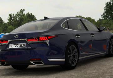 Lexus LS 500 F-Sport 2018 version 1.0 for Euro Truck Simulator 2 (v1.47.x)