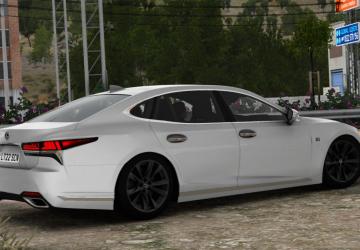 Lexus LS 500 F-Sport 2018 version 1.0 for Euro Truck Simulator 2 (v1.47.x)