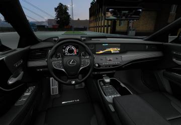Lexus LS 500 F-Sport 2018 version 1.0 for Euro Truck Simulator 2 (v1.47.x)