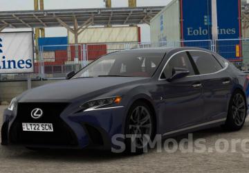 Lexus LS 500 F-Sport 2018 version 1.1 for Euro Truck Simulator 2 (v1.48.x)