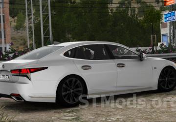 Lexus LS 500 F-Sport 2018 version 1.1 for Euro Truck Simulator 2 (v1.48.x)