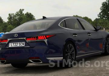 Lexus LS 500 F-Sport 2018 version 1.2 for Euro Truck Simulator 2 (v1.49.x)