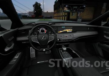 Lexus LS 500 F-Sport 2018 version 1.2 for Euro Truck Simulator 2 (v1.49.x)