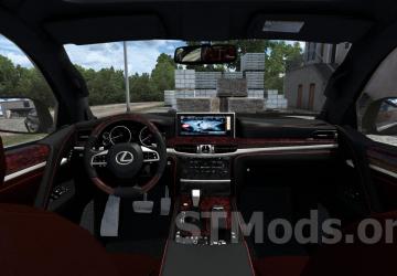 Lexus LX 570 Super Sport 2021 version 1.5 for Euro Truck Simulator 2 (v1.54.x)