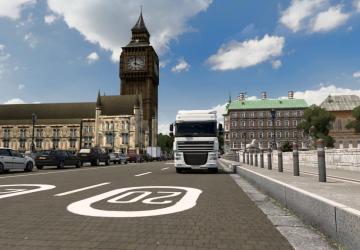 Map London Enhanced addon for ProMods version 1.1 for Euro Truck Simulator 2 (v1.47.x)