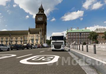 Map London Enhanced addon for ProMods version 1.2 for Euro Truck Simulator 2 (v1.47.x)