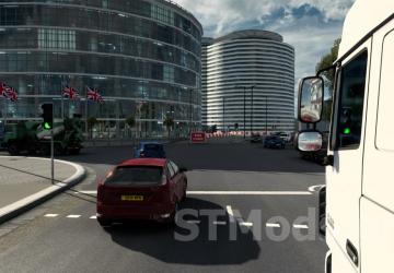 Map London Enhanced addon for ProMods version 1.2 for Euro Truck Simulator 2 (v1.47.x)