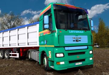 LOTSMAN skin for MAN TGA (MADster) version 1.1 for Euro Truck Simulator 2 (v1.53.x)